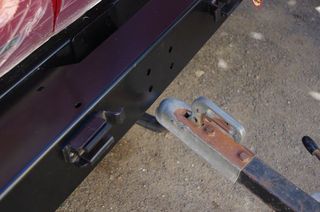 Attention à l'ajustage si vous ne poussez pas assez le PC vous ne pourrez pas atteler de remorque